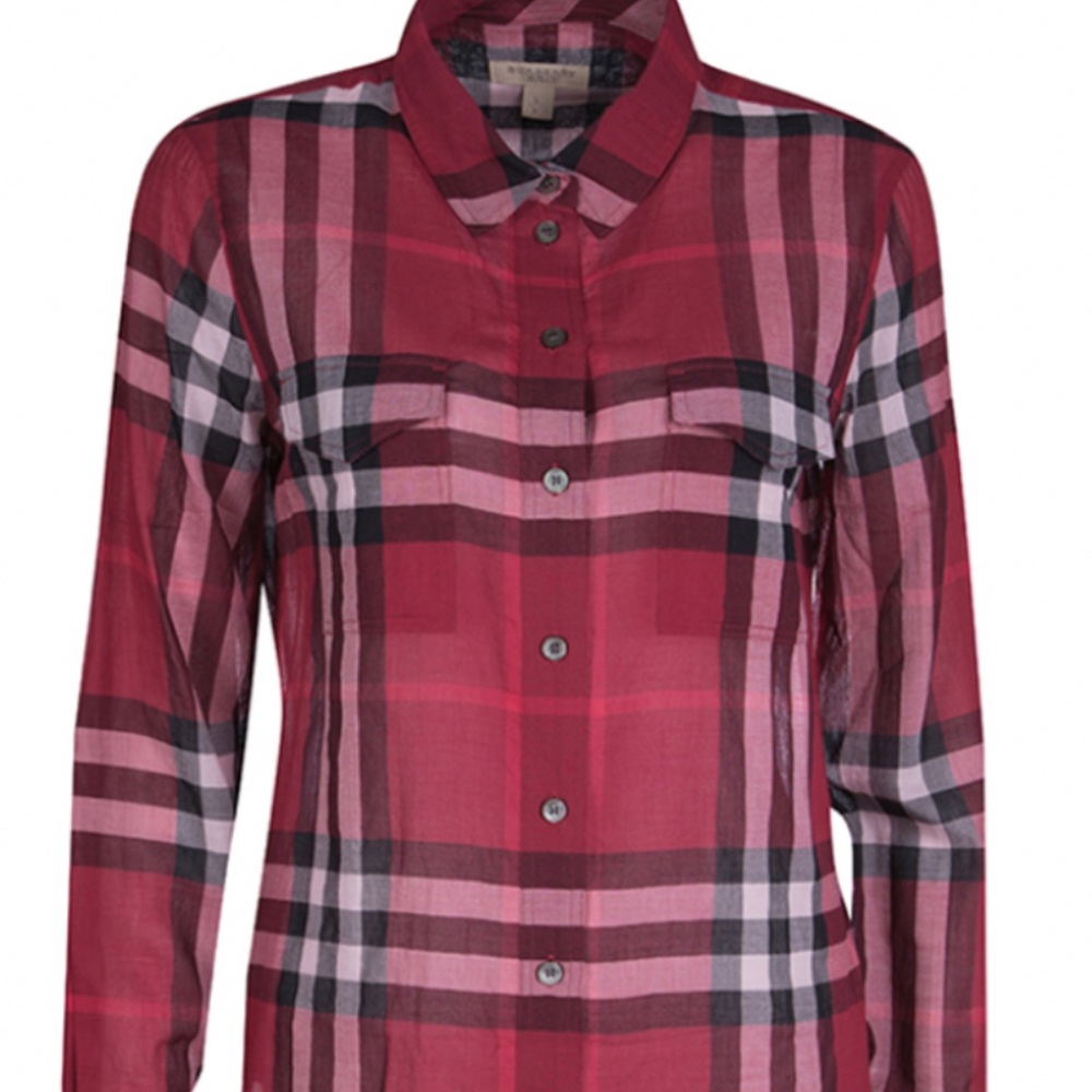 New! Burberry Brit voile cotton shirt
